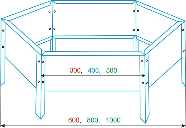 Клумба "Сота" 400 в Омске