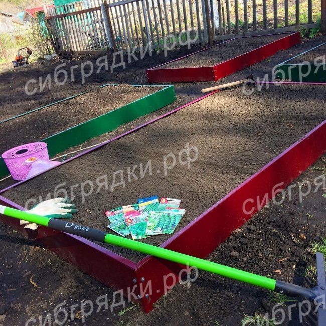 Грядки с односторонним покрытием 15 см в Омске Грядки с односторонним покрытием 15 см в Омске